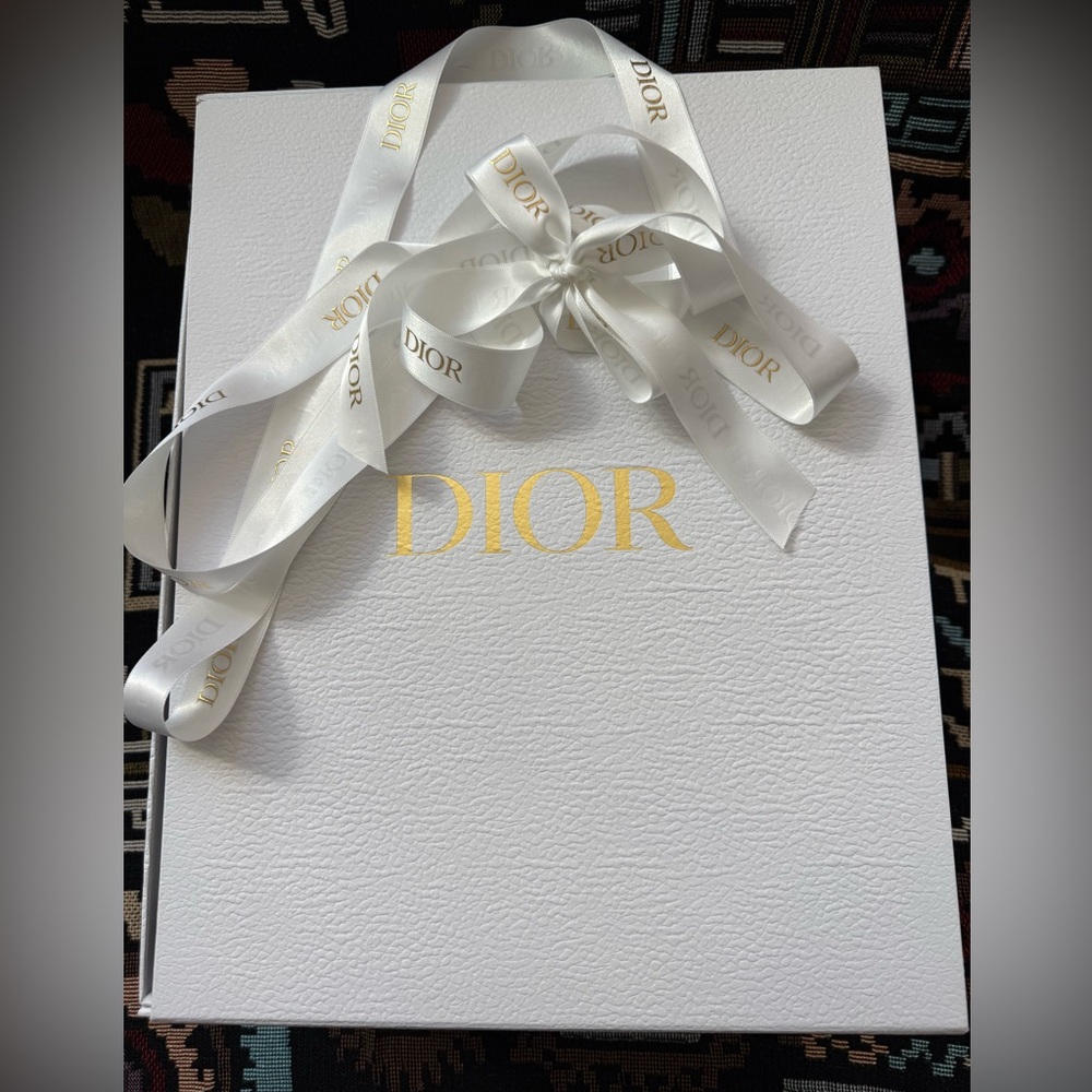 Dior LARGE MAGNETIC Gift Box + Ribbon + Tissues